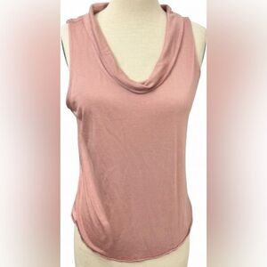 Banana Republic Blouse Sleeveless Scoop Neck Blush Soft Cloth Top Women’s Size M